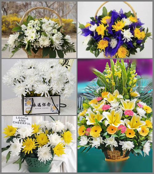 云南曲靖罗平县九龙镇白事提篮配送